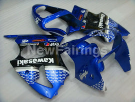 Blue and Black FUCHS NINJA ZX 6R 00 02 Fairing Kit Vehicles