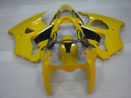 Yellow and Black Factory Style - NINJA ZX-6R 00-02 Fairing Kit