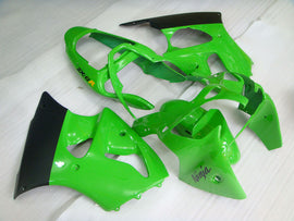 Green and Black Factory Style - NINJA ZX-6R 00-02 Fairing Kit