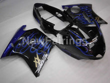 Carica l&#39;immagine nel visualizzatore di Gallery, Black and Blue Flame - CBR 1100 XX 96-07 Fairing Kit -