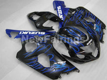Carica l&#39;immagine nel visualizzatore di Gallery, Black and Blue Flame - GSX-R750 04-05 Fairing Kit Vehicles