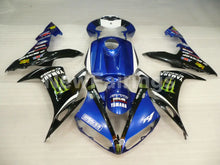 Carica l&#39;immagine nel visualizzatore di Gallery, Black and Blue Monster - YZF-R1 04-06 Fairing Kit