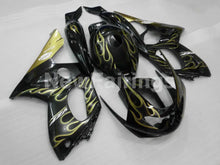 Carica l&#39;immagine nel visualizzatore di Gallery, Black and Golden Flame - YZF600R Thundercat 96-07 Fairing Kit Vehicles &amp; Parts &gt; Vehicle Parts &amp; Accessories &gt; Motor