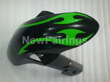Carica l&#39;immagine nel visualizzatore di Gallery, Black and Green Flame - GSX-R600 06-07 Fairing Kit -