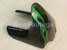 Carica l&#39;immagine nel visualizzatore di Gallery, Black and Green Flame - YZF600R Thundercat 96-07 Fairing Kit Vehicles &amp; Parts &gt; Vehicle Parts &amp; Accessories &gt; Motor