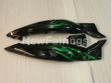 Carica l&#39;immagine nel visualizzatore di Gallery, Black and Green Flame - YZF600R Thundercat 96-07 Fairing Kit Vehicles &amp; Parts &gt; Vehicle Parts &amp; Accessories &gt; Motor