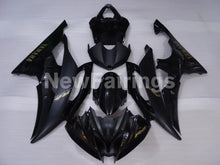 Carica l&#39;immagine nel visualizzatore di Gallery, Black and Matte Black with Golden Stickers Factory Style - YZF-R6 08-16 Fairing Kit Vehicles &amp; Parts &gt; Vehicle Parts &amp;