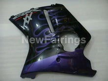 Carica l&#39;immagine nel visualizzatore di Gallery, Black and Purple Flame - CBR 1100 XX 96-07 Fairing Kit -