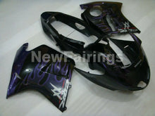 Carica l&#39;immagine nel visualizzatore di Gallery, Black and Purple Flame - CBR 1100 XX 96-07 Fairing Kit -