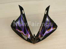 Carica l&#39;immagine nel visualizzatore di Gallery, Black Purple Flame - YZF-R1 12-14 Fairing Kit - Vehicles &amp;
