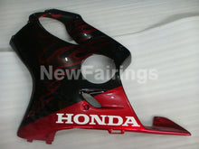 Carica l&#39;immagine nel visualizzatore di Gallery, Black and Red Flame - CBR600 F4i 01-03 Fairing Kit -