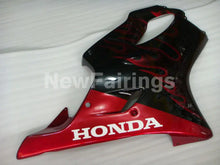 Carica l&#39;immagine nel visualizzatore di Gallery, Black and Red Flame - CBR600 F4i 01-03 Fairing Kit -