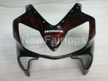 Carica l&#39;immagine nel visualizzatore di Gallery, Black and Red Flame - CBR600 F4i 01-03 Fairing Kit -