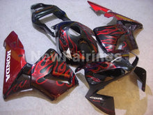Carica l&#39;immagine nel visualizzatore di Gallery, Black and Red Flame - CBR600RR 03-04 Fairing Kit - Vehicles