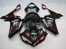 Carica l&#39;immagine nel visualizzatore di Gallery, Black Red Flame - YZF-R1 07-08 Fairing Kit - Vehicles &amp;