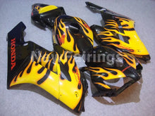 Carica l&#39;immagine nel visualizzatore di Gallery, Black and Yellow Flame - CBR1000RR 04-05 Fairing Kit -