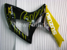 Carica l&#39;immagine nel visualizzatore di Gallery, Black and Yellow Flame - GSX-R600 06-07 Fairing Kit -
