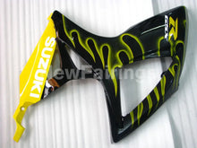 Carica l&#39;immagine nel visualizzatore di Gallery, Black and Yellow Flame - GSX-R600 06-07 Fairing Kit -
