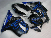 Carica l&#39;immagine nel visualizzatore di Gallery, Black and Blue Flame - CBR600 F4 99-00 Fairing Kit -