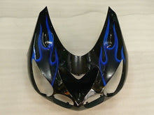 Carica l&#39;immagine nel visualizzatore di Gallery, Black and Blue Flame - NINJA ZX-14R 06-11 Fairing Kit