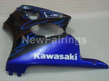 Carica l&#39;immagine nel visualizzatore di Gallery, Black and Blue Flame NINJA ZX 6R 00 02 Fairing Kit Vehicles