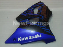 Carica l&#39;immagine nel visualizzatore di Gallery, Black and Blue Flame NINJA ZX 6R 00 02 Fairing Kit Vehicles