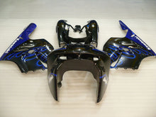 Carica l'immagine nel visualizzatore di Gallery, Black and Blue Flame - NINJA ZX-9R 94-97 Fairing Kit
