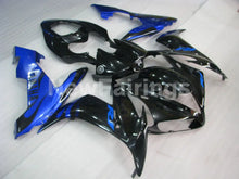 Carica l'immagine nel visualizzatore di Gallery, Black and Blue Flame - YZF-R1 04-06 Fairing Kit - Vehicles