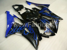 Carica l'immagine nel visualizzatore di Gallery, Black and Blue Flame - YZF-R6 08-16 Fairing Kit Vehicles &amp; Parts > Vehicle Parts &amp; Accessories > Motor Vehicle Parts >