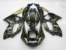 Carica l'immagine nel visualizzatore di Gallery, Black and Golden Flame - YZF600R Thundercat 96-07 Fairing Kit Vehicles &amp; Parts > Vehicle Parts &amp; Accessories > Motor