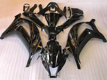 Carica l&#39;immagine nel visualizzatore di Gallery, Black with Golden Stickers Factory Style - NINJA ZX-10R