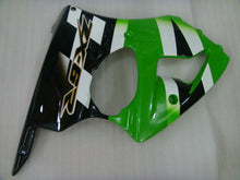 Carica l'immagine nel visualizzatore di Gallery, Black Green Factory Style - NINJA ZX-6R 00-02 Fairing Kit