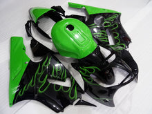 Carica l&#39;immagine nel visualizzatore di Gallery, Black and Green Flame - NINJA ZX-12R 00-01 Fairing Kit