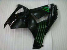 Carica l&#39;immagine nel visualizzatore di Gallery, Black and Green Monster - NINJA ZX-14R 06-11 Fairing Kit