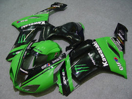 Black and Green Monster - NINJA ZX-6R 07-08 Fairing Kit