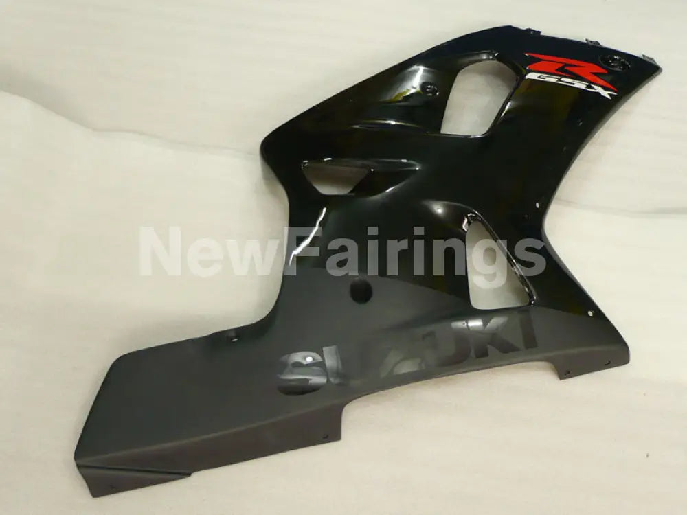 Black and Matte Black Factory Style - GSX-R600 01-03 Fairing Kit