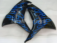 Carica l&#39;immagine nel visualizzatore di Gallery, Black Orange and Blue Flame - CBR1000RR 06-07 Fairing Kit -