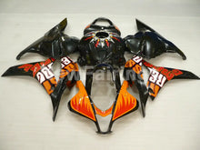 Carica l&#39;immagine nel visualizzatore di Gallery, Black and Orange Rossi - CBR600RR 09-12 Fairing Kit -