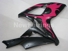 Carica l&#39;immagine nel visualizzatore di Gallery, Black and Pink Flame - GSX-R600 06-07 Fairing Kit -