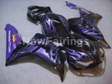 Carica l'immagine nel visualizzatore di Gallery, Black and Purple Flame - CBR1000RR 06-07 Fairing Kit -