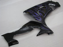 Carica immagine nel visualizzatore della galleria, Black and Purple Flame - NINJA ZX-10R 06-07 Fairing Kit
