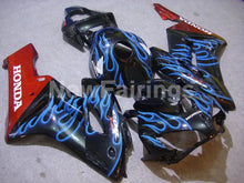 Carica l&#39;immagine nel visualizzatore di Gallery, Black Red and Blue Flame - CBR1000RR 04-05 Fairing Kit -