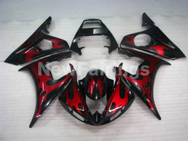 Black Red Factory Style - YZF-R6 03-04 Fairing Kit Vehicles & Parts > Vehicle Parts & Accessories > Motor Vehicle Parts