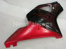 Carica l&#39;immagine nel visualizzatore di Gallery, Black and Red Flame - CBR 954 RR 02-03 Fairing Kit -
