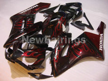 Carica l&#39;immagine nel visualizzatore di Gallery, Black and Red Flame - CBR1000RR 04-05 Fairing Kit - Vehicles