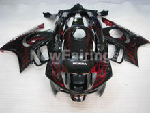 Carica l&#39;immagine nel visualizzatore di Gallery, Black and Red Flame - CBR600 F3 97-98 Fairing Kit - Vehicles