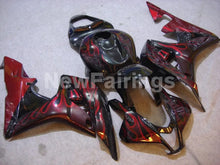 Carica l&#39;immagine nel visualizzatore di Gallery, Black and Red Flame - CBR600RR 07-08 Fairing Kit - Vehicles