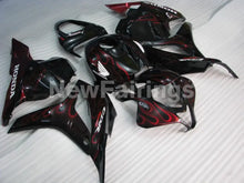 Carica l&#39;immagine nel visualizzatore di Gallery, Black and Red Flame - CBR600RR 09-12 Fairing Kit - Vehicles