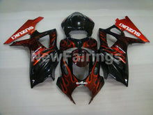 Carica l'immagine nel visualizzatore di Gallery, Black and Red Flame - GSX - R1000 07 - 08 Fairing Kit