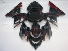 Carica immagine nel visualizzatore della galleria, Black and Red Flame - NINJA ZX-10R 04-05 Fairing Kit